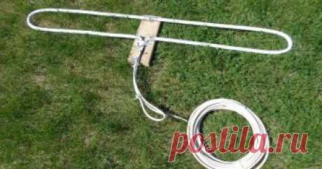 Самодельная антенна из металлопласта для диапазона FM (87,5 – 108 МГц).      Фото 1.    Несмотря на моду на спутниковые тарелки, я приверженец старины и для меня было и остаётся  признаком цивилизации наличие выс...