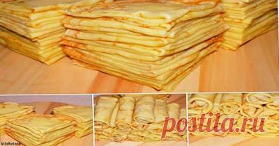 ЗВАНЫЙ УЖИН: Рецепт тонких блинчиков, которому я никогда не изменяю