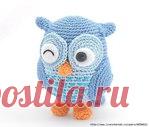 Очаровательный совенок-амигуруми своими руками!