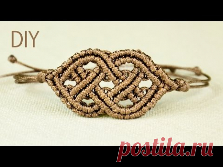 Celtic Style Macrame Bracelet