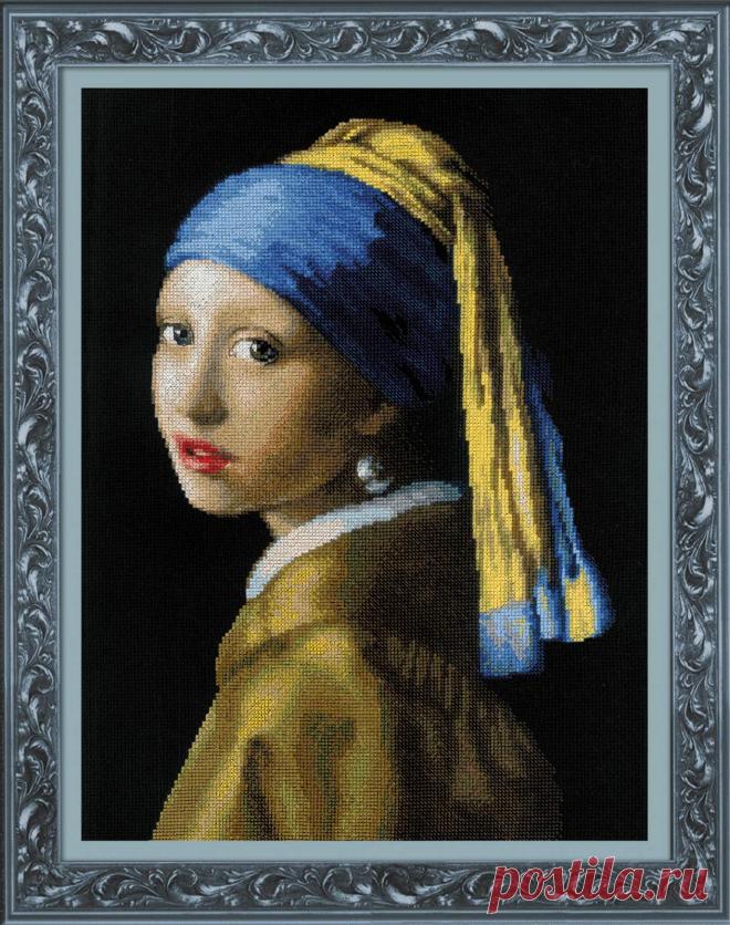 RIOLIS cross stitch kit Girl with a Pearl Earring