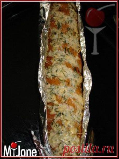 Фаршированный батон к шашлыку.