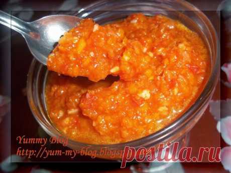 Yummy Blog: Аджика c яблоками &quot;Нежная&quot;