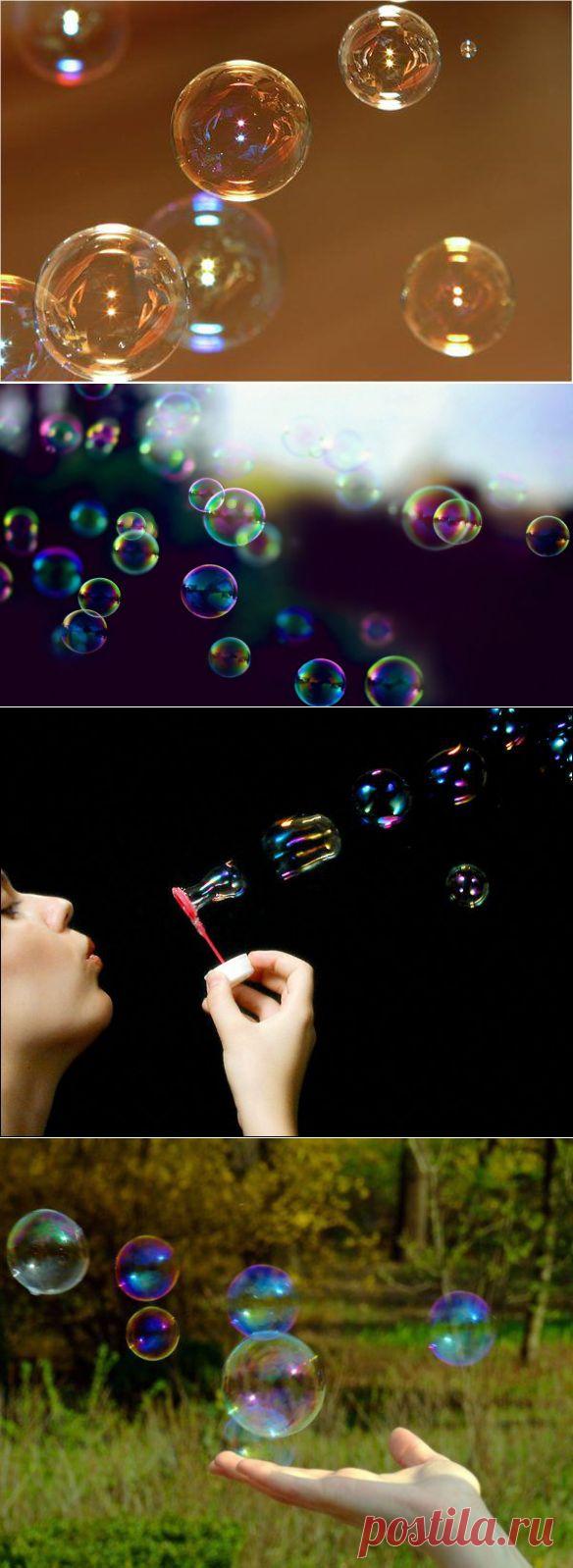 Радужное счастье: делаем мыльные пузыри / Домоседы