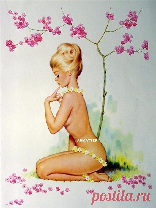 ღஐ♥Ах... милая... прелестная кокетка...Pin-ups Archie Dickens