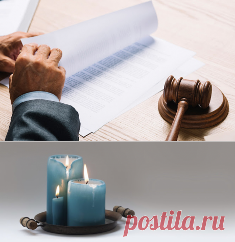 Vela azul Celeste. Para casos Rituales con la Justicia