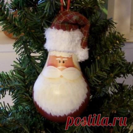 Santa, Penguin, Lightbulb Ornaments - OCCASIONS AND HOLIDAYS