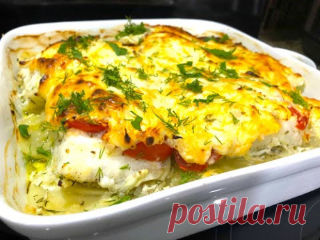 РЫБА В ДУХОВКЕ. Так Готовлю Любую Рыбу! Достойный Конкурент Мясо по-Французски.