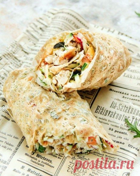 Шаурма в домашних условиях рецепт с фото с курицей