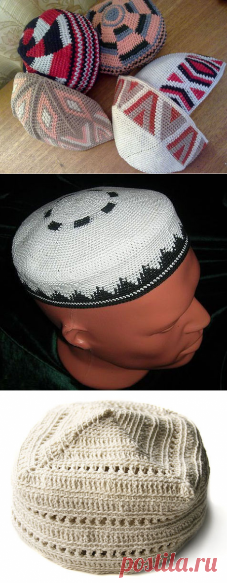 Тюбетейка для мужчин крючком – 8 моделей. / Пошивчик одежды