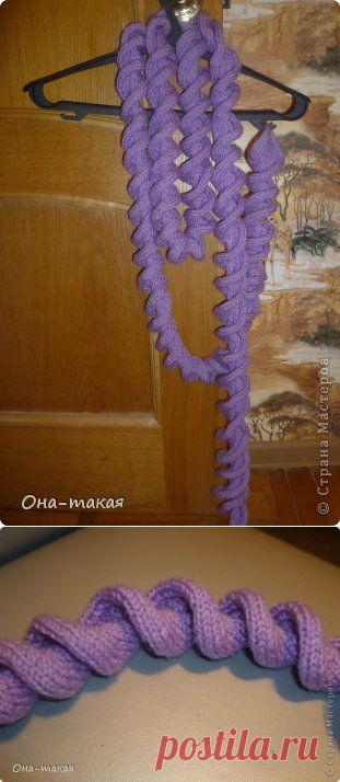 Шарф -спираль | Страна Мастеров