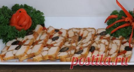 Вкусная мясная закуска для новогоднего стола