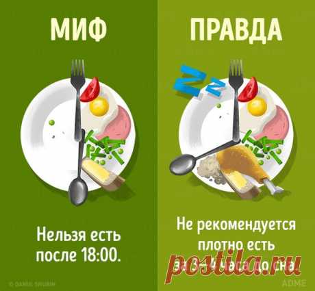 9 мифов о здоровом питании, в которые пора перестать верить 🚫⛔ / IPv2 - Глобальная информация