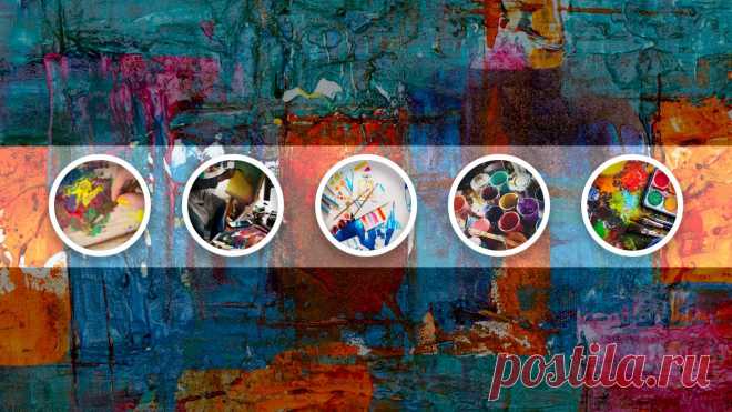 Красочная палитра, скачать картинку для шапки ютуб на сайте SY