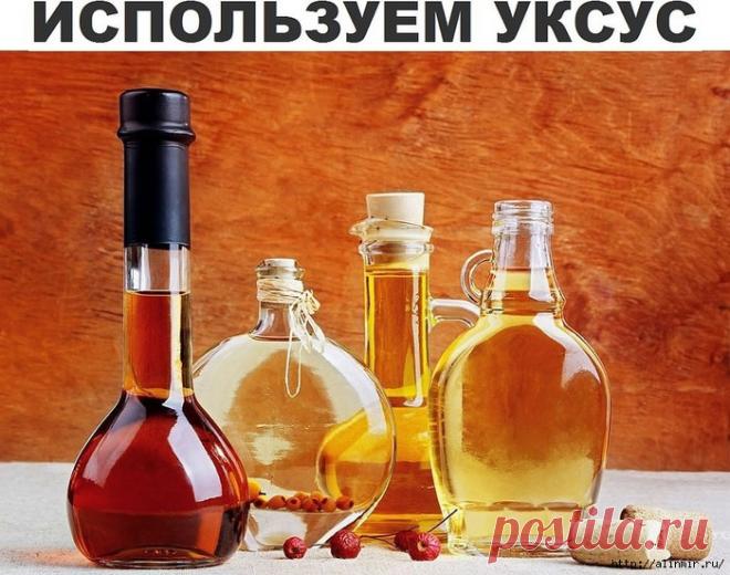 20 ПРИМЕНЕНИЙ УКСУСА, О КОТОРЫХ ВЫ ДОЛЖНЫ ЗНАТЬ!