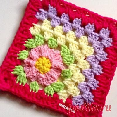 Бабушкин квадрат от угла