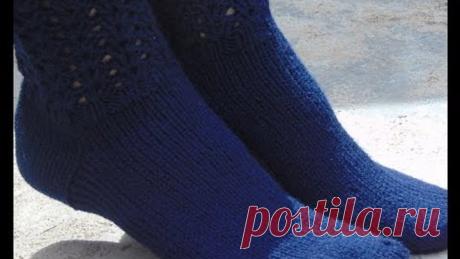 Как связать женские носочки, спицами и крючком. Видео урок.