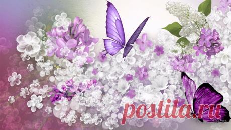 В сиреневом мареве Обои на рабочий стол