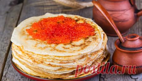 Три лучших рецепта блинов на Масленицу