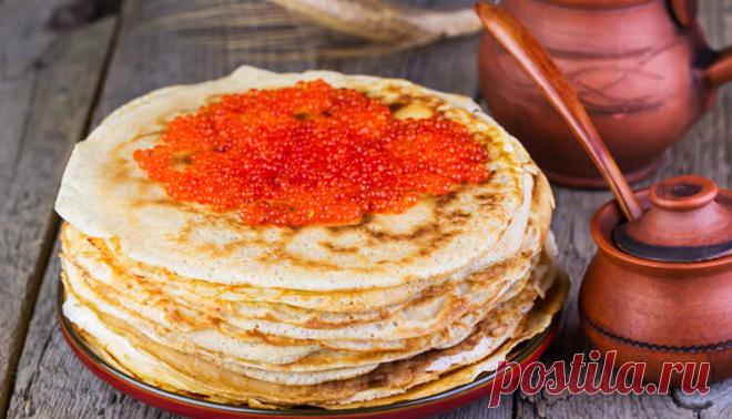 Три лучших рецепта блинов на Масленицу