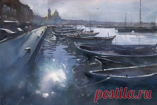 Американские акварели японской художн / Удивительное искусство