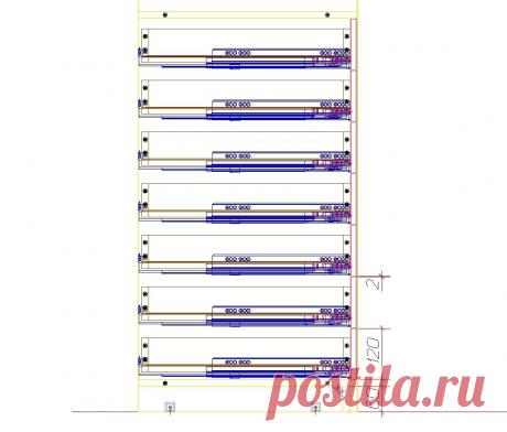 Вот такой &quot;отряд&quot; ящиков, в гардеробе ))) зазоры между фасадами делаю 2 мм - сборщики в шоке!!! )