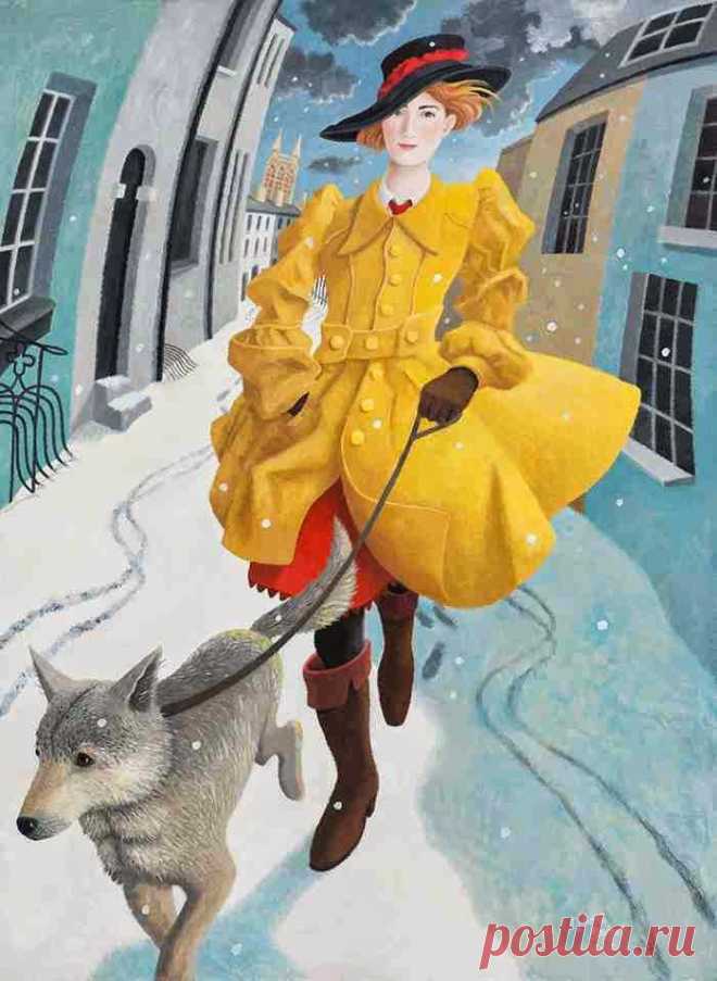Картины масляной пастелью. Ophelia Redpath