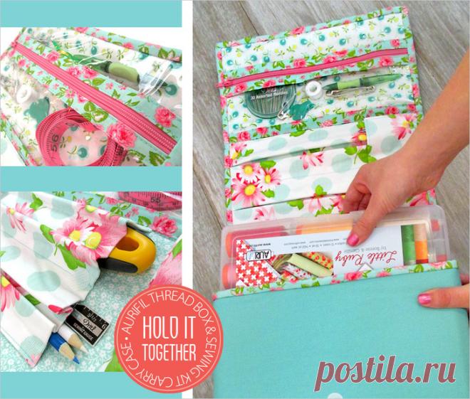 Aurifil Нить Коробка и Швейный Набор Чемодан | Sew4Home