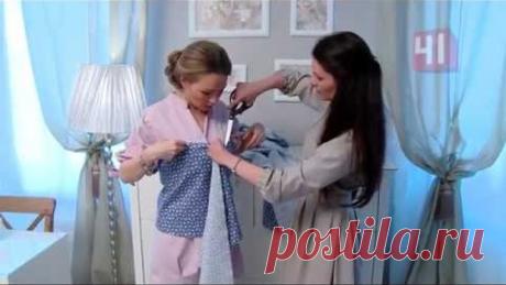 Платье без выкройки за 15 минут!