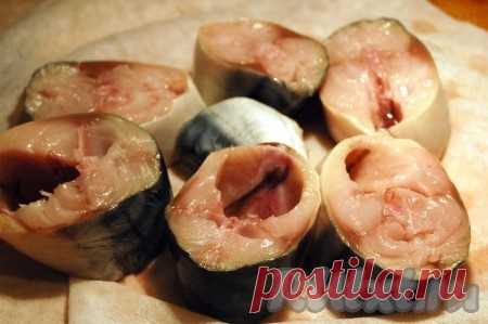 Маринованная скумбрия - готовим пошагово с фото