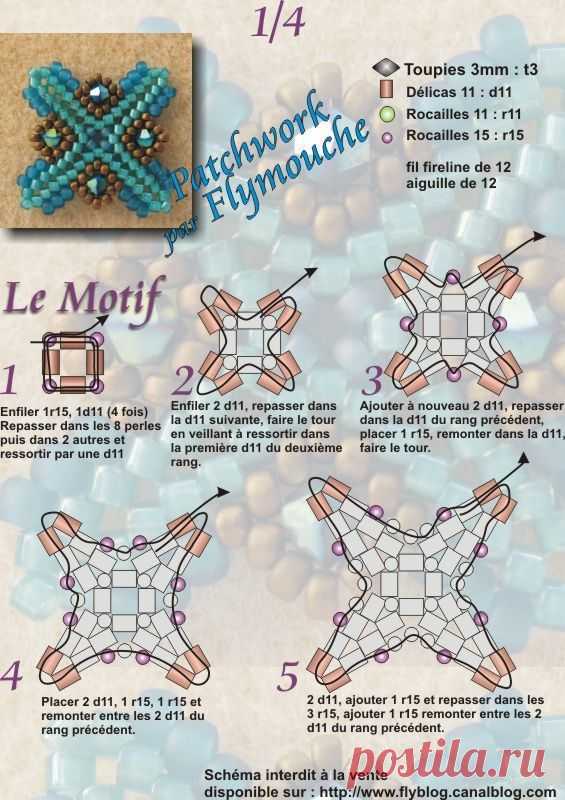 (4) Patchwork : le schéma | Bodrum - Turgutreis