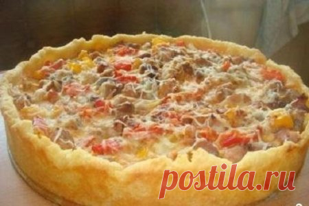 Открытый мясной пирог с картофельным тестом / Дети - это счастье!