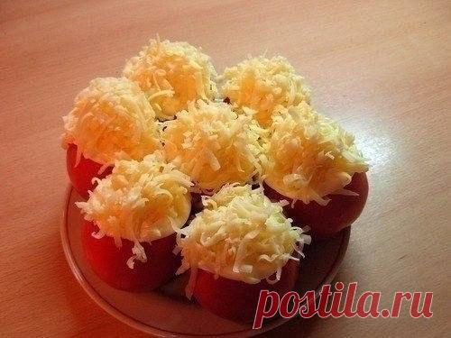 Как приготовить помидоры, фаршированные курицей. - рецепт, ингредиенты и фотографии