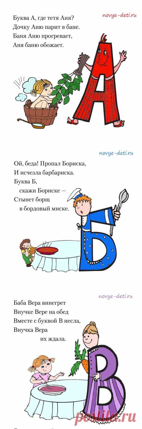Азбука скороговорок для детей. Учим буквы и развиваем речь.