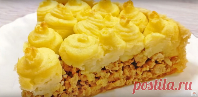Праздничное горячее блюдо из фарша и картофеля (готовится совсем не сложно). | Алена Митрофанова - рецепты. | Яндекс Дзен