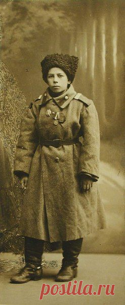 Портрет добровольца Гавриила Буданова. Российская империя. 1914-1917 года. / Историческая справка
