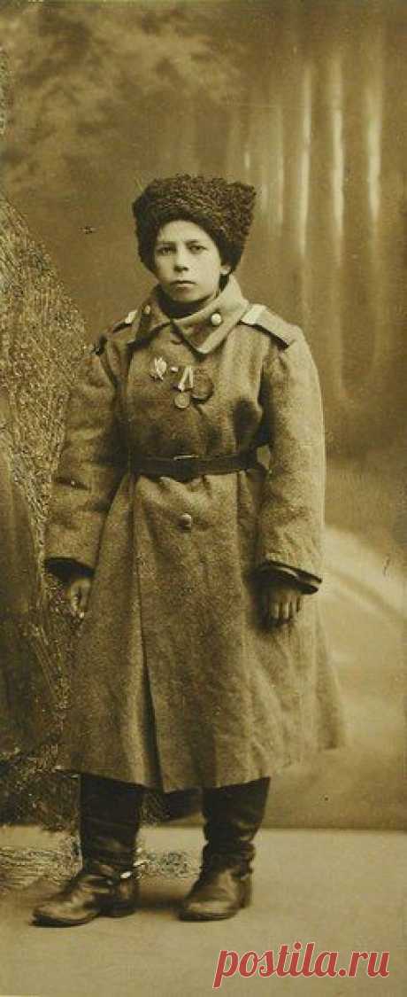 Портрет добровольца Гавриила Буданова. Российская империя. 1914-1917 года. / Историческая справка