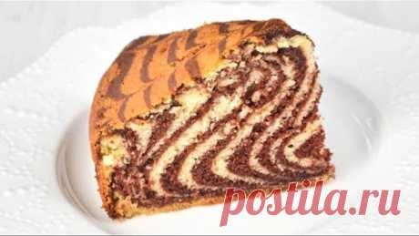 Пирог ЗЕБРА на КЕФИРЕ ☆ Старая Добрая КЛАССИКА