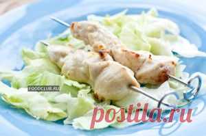 Сочные шашлычки из куриной грудки