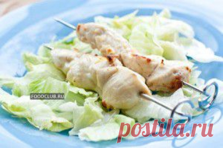 Сочные шашлычки из куриной грудки
