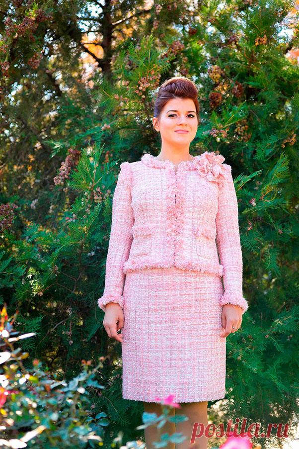 Женский жакет в стиле шанель