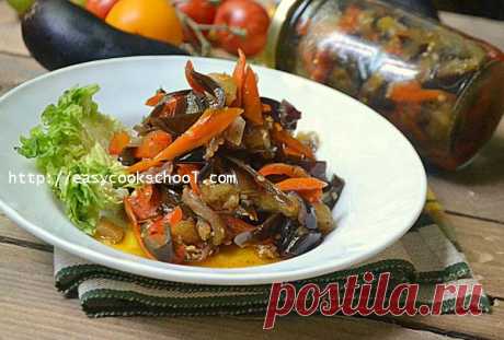Баклажаны по-корейски на зиму | Легкие рецепты