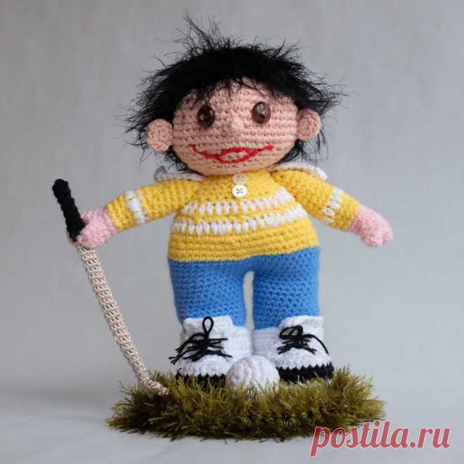 Игрушка вязаная крючком 
