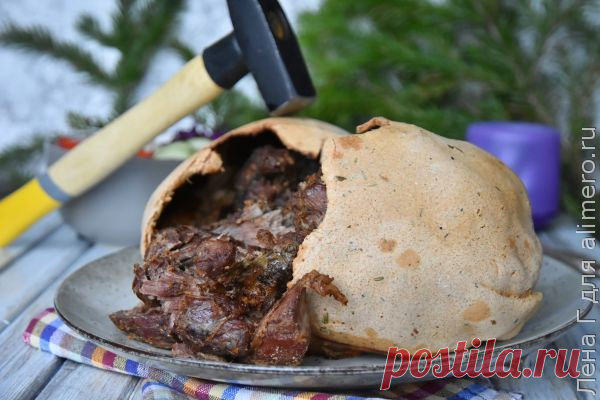 👌 Запеченная в тесте баранина - вкусное и эффектное блюдо, рецепты с фото Данное блюдо увидела по TV в исполнении Лазерсона, а так как я люблю такие необычные рецепты, поспешила приготовить. В процессе приготовления слегка изменила рецепт по своему вкусу...