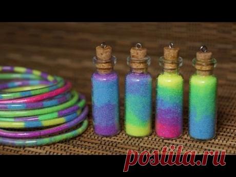 Волшебные кулоны бутылочки своими руками / Браслеты своими руками / DIY Magic bottle charms ideas