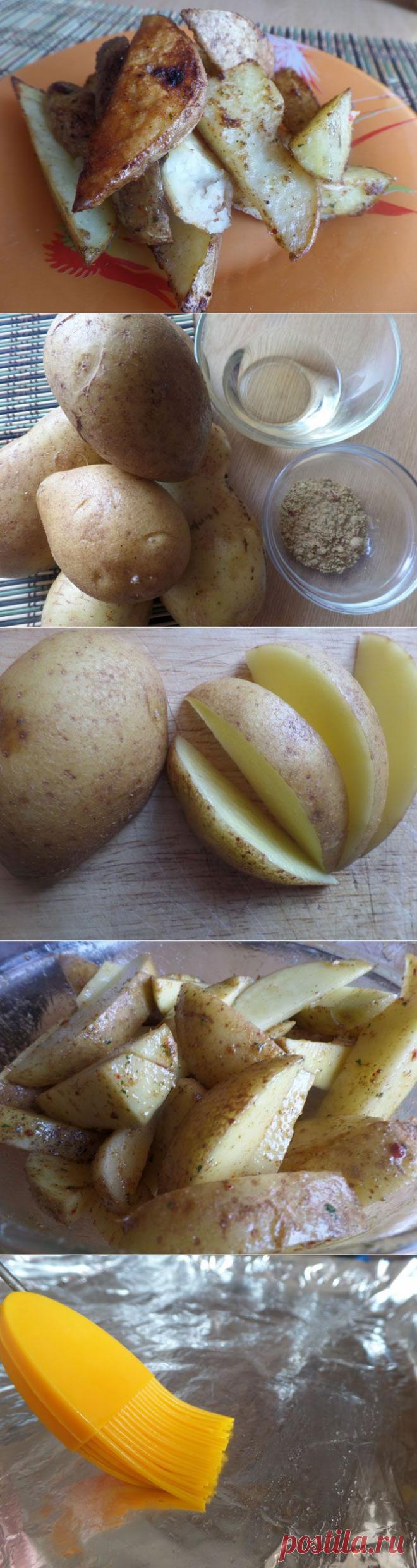 Рецепт на выходные: Запечённые картофельные дольки | Изюминки