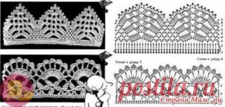 Варианты обработки края крючком — Сделай сам, идеи для творчества - DIY Ideas