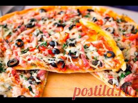 🍕Рецепт пиццы. Очень тонкое бездрожжевое тесто. - Я - ТОРТодел!