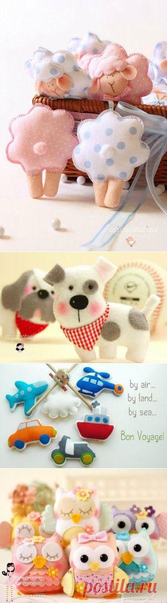 Фетровые затеи. Мягкие игрушки. Мастер-классы | Домохозяйка