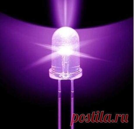 10 шт. Супер Яркий 5 мм Круглый УФ/Фиолетовый Led Светодиод F5 светодиодные для DIY огни цзы купить на AliExpress